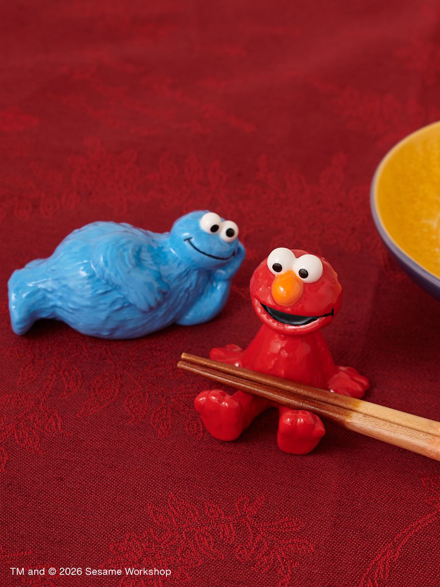 SESAME STREET - 新年系列 -  Cookie Monster 造型筷架 ♪︎