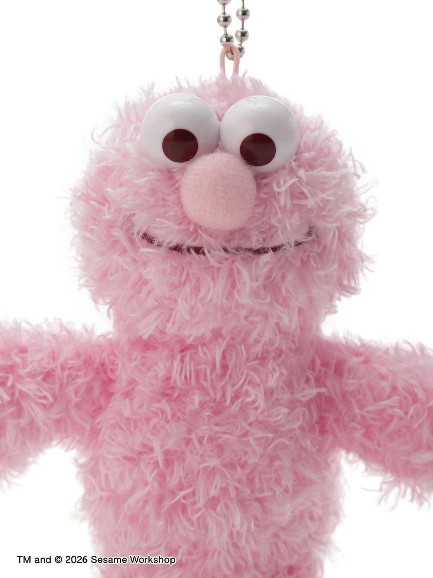 SESAME STREET - 芝麻街PINK FRIENDS 系列 - 春天粉色限定ELMO娃娃吊飾 ♪︎