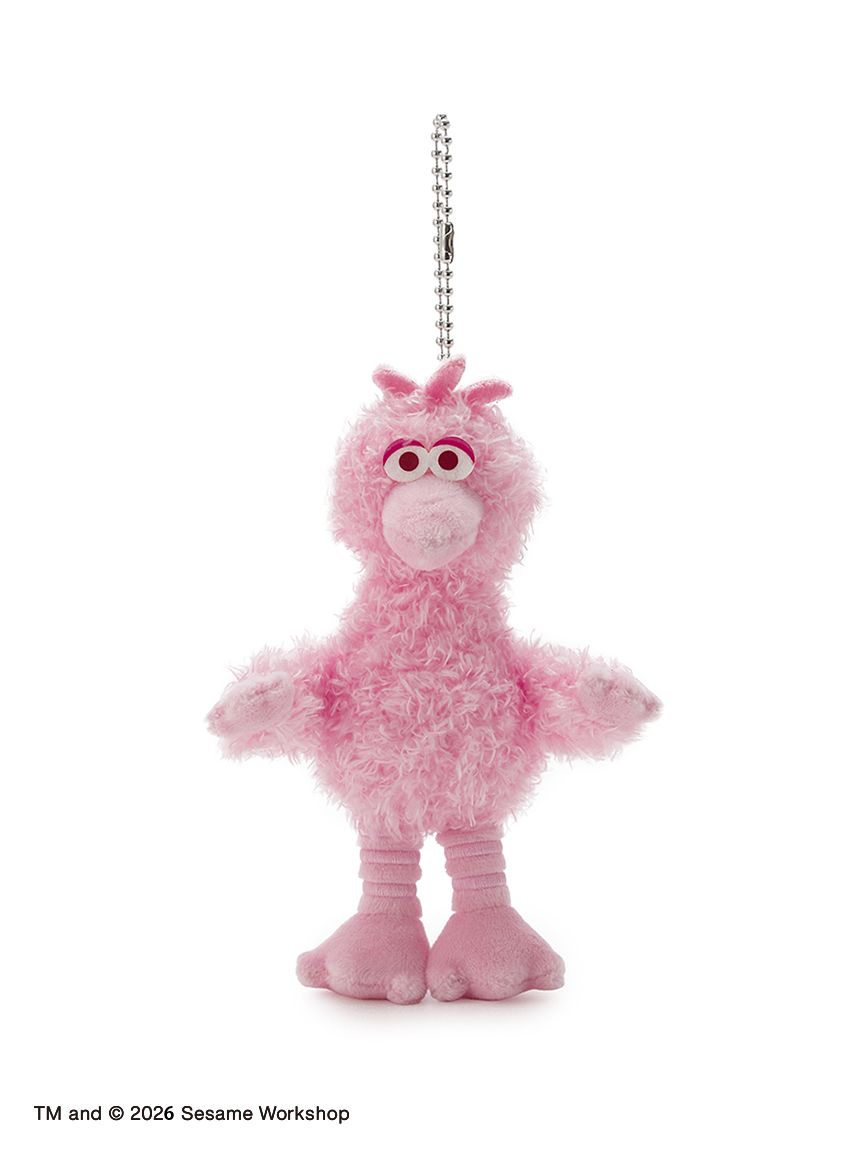 SESAME STREET - 芝麻街PINK FRIENDS 系列 - 春天粉色限定BIG BIRD娃娃吊飾 ♪︎