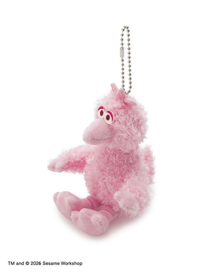 SESAME STREET - 芝麻街PINK FRIENDS 系列 - 春天粉色限定BIG BIRD娃娃吊飾 ♪︎
