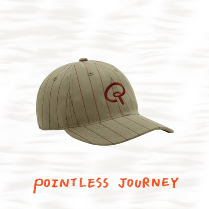 👑🐂 Pointless Journey 常田大希 - STRIPE BASEBALL CAP– TAN ♪︎ - 【長期預購-6月下旬】