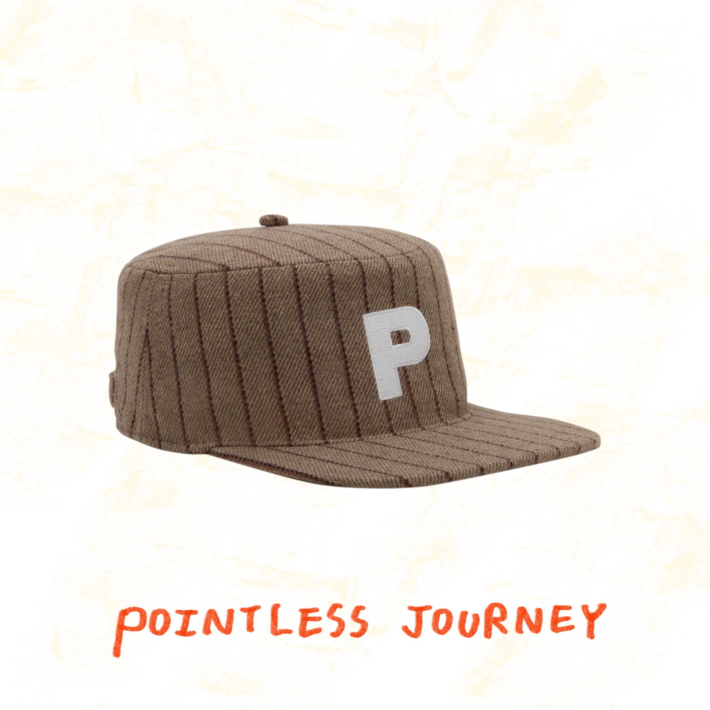 👑🐂 Pointless Journey 常田大希 - STRIPE PILLBOX CAP– BEIGE ♪︎ - 【長期預購-6月下旬】