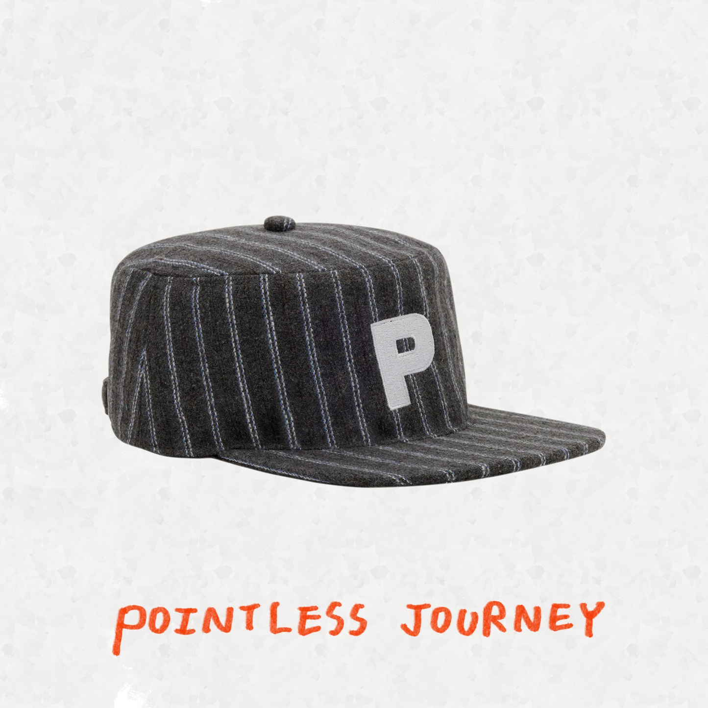 👑🐂 Pointless Journey 常田大希 - STRIPE PILLBOX CAP– CHARCOAL ♪︎ - 【長期預購-6月下旬】