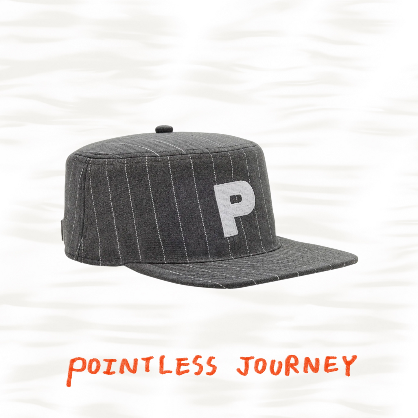 👑🐂 Pointless Journey 常田大希 - STRIPE PILLBOX CAP– GREY ♪︎ - 【長期預購-6月下旬】