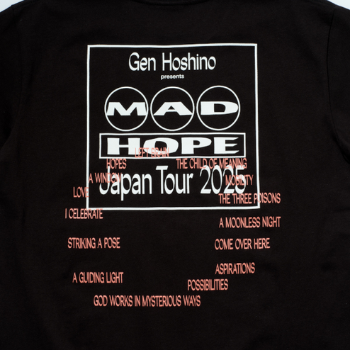 🌟 星野源 - “MAD HOPE” - 短袖/長袖上衣 ♪ - 【中期預購-7月下旬】
