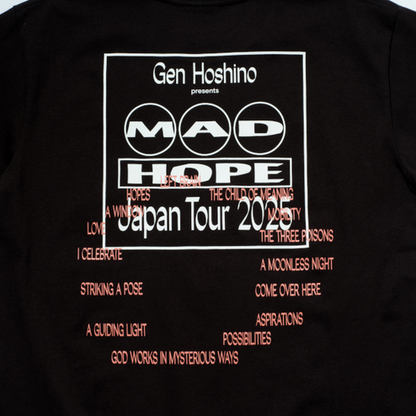 🌟 星野源 - “MAD HOPE” - 短袖/長袖上衣 ♪ - 【中期預購-7月下旬】