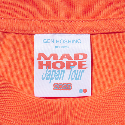 🌟 星野源 - “MAD HOPE” - 短袖/長袖上衣 ♪ - 【中期預購-7月下旬】