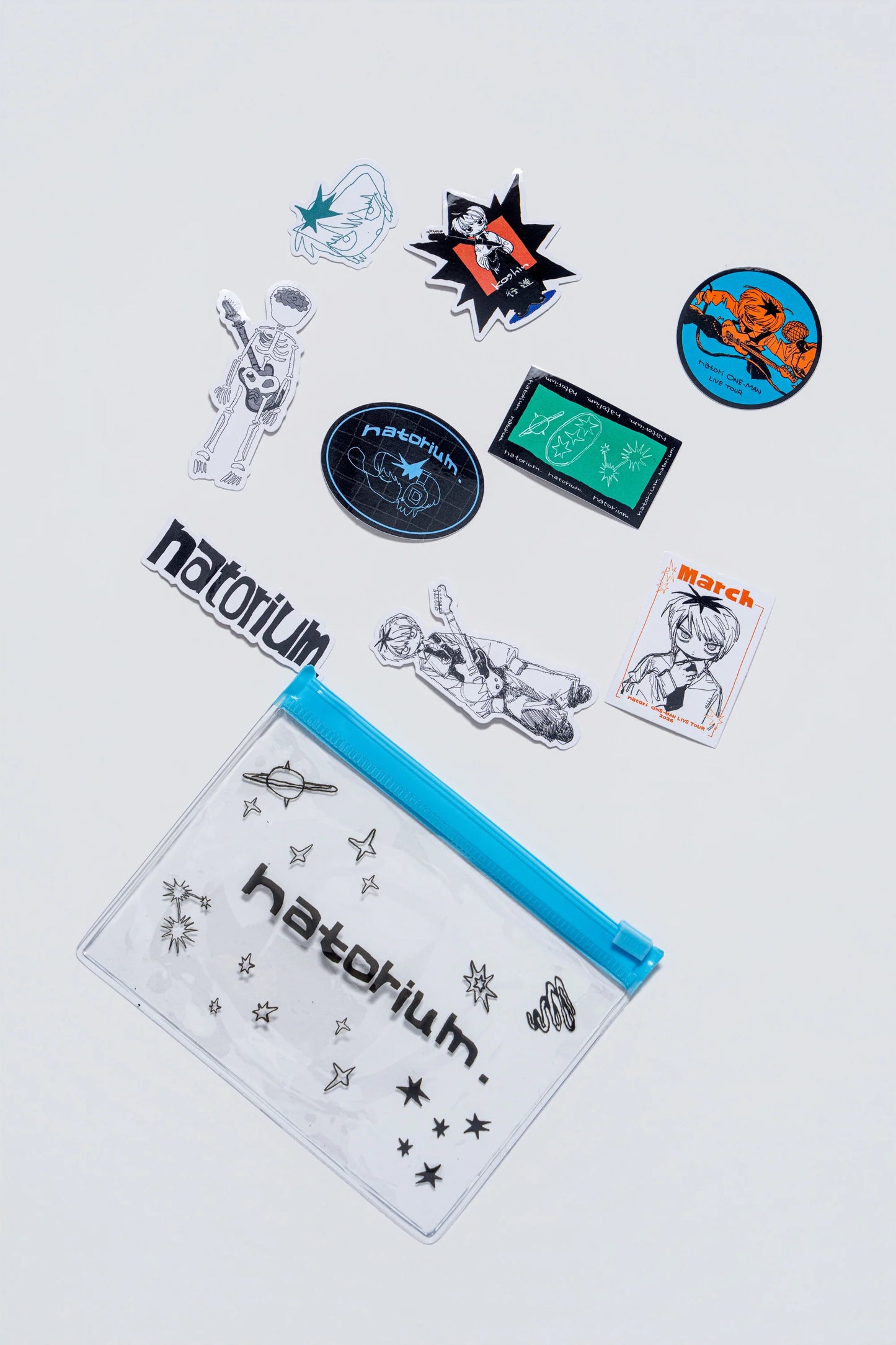 🎧 natori - ONE-MAN LIVE TOUR「行進」 - Sticker Set ♪︎