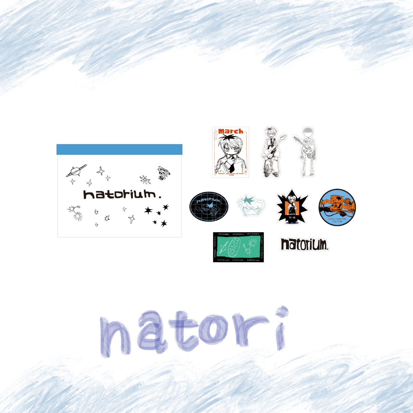🎧 natori - ONE-MAN LIVE TOUR「行進」 - Sticker Set ♪︎