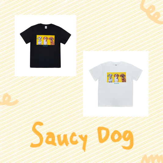🐶 Saucy Dog - HALL TOUR 2025 "ONE FOR hALL, hALL FOR ONE one TOUR" - 變身!照片T-Shirt ♪︎