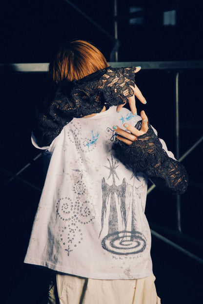 🎧 NATORI - 3rd ONE-MAN LIVE「深海」 - "The Abyss" S/S Tee 白 ♪︎