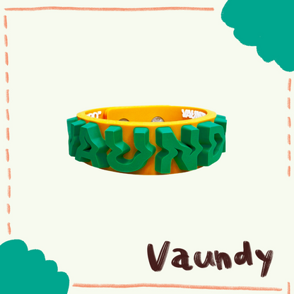 🍥 Vaundy - "HORO" - 【TAIPEI limited】Rubber Band [Yellow×Green] ♪︎