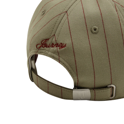 👑🐂 Pointless Journey 常田大希 - STRIPE BASEBALL CAP– TAN ♪︎ - 【長期預購-6月下旬】