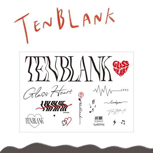 ⬜ TENBLANK - 紋身貼紙 ♪︎ - 【中期預購-10月中旬】