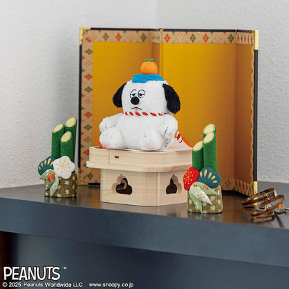SNOOPY - 2026新年限定 - SNOOPY'S BROTHER OLAF 鏡餅造型娃娃 ♪︎