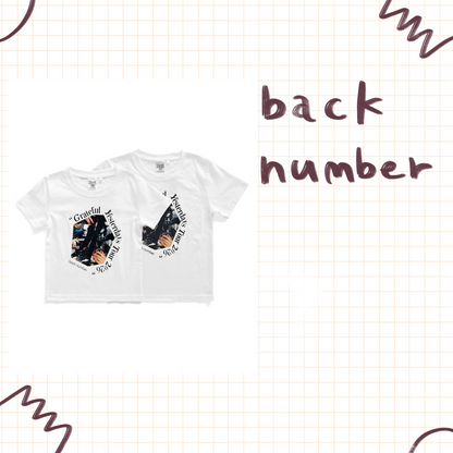 🌊 back number - Grateful Yesterdays Tour 2026 - Kids T WHT ♪︎