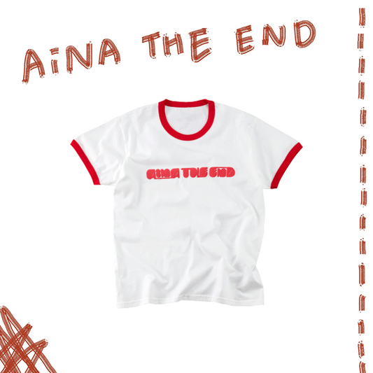 💣 AiNA THE END - 2025冬季音樂節 - 彈彈LOGO 滾邊T-Shirt ♪︎