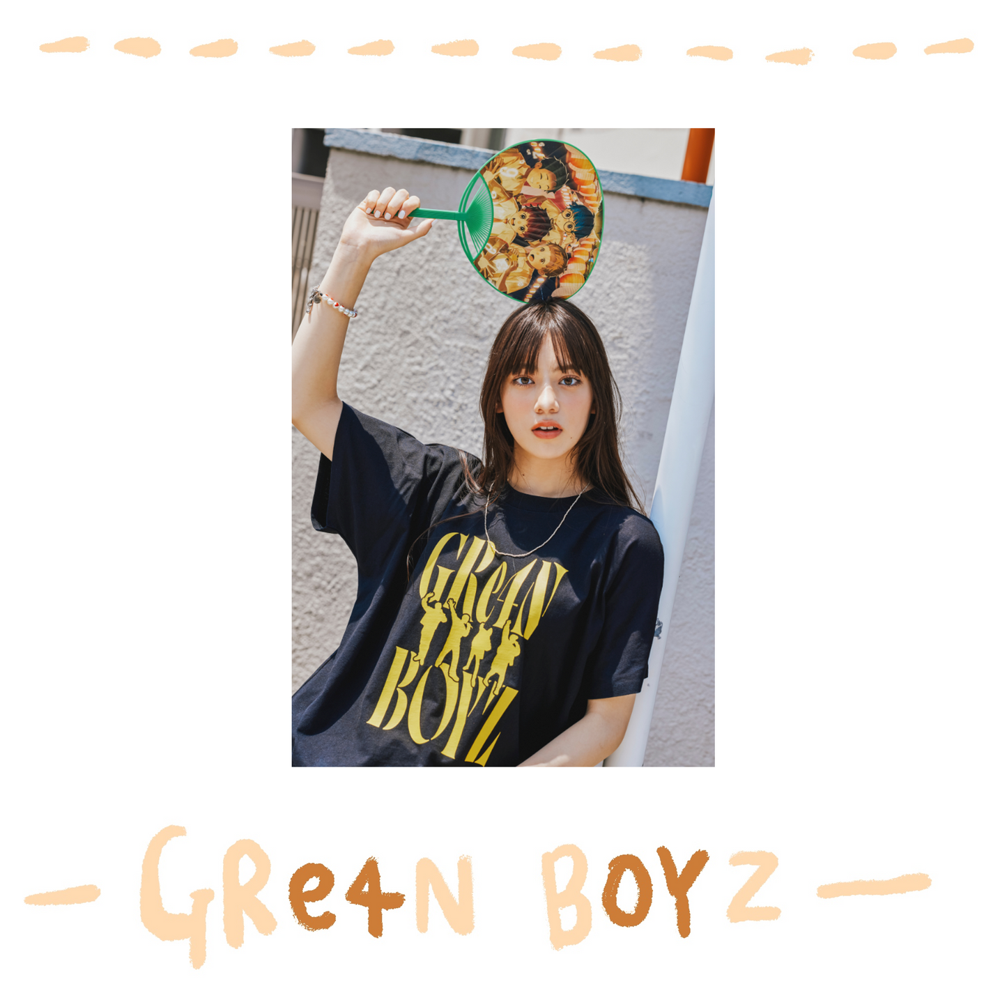 🦷 GRe4N BOYZ - 2025 ❛THE XY❜ 巡迴周邊第1彈 - 黑正裝【T-Shirt A 黑】 ♪︎