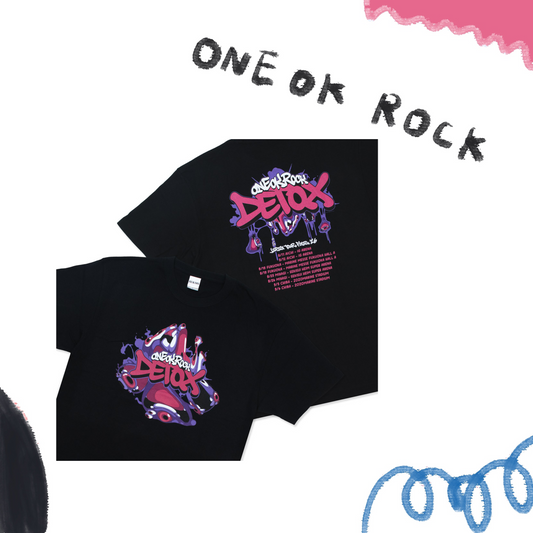 📽️ ONE OK ROCK - 2026 DETOX JAPAN FINAL - T-Shirt B / BLACK ♪︎ - 【長期預購-9月下旬】