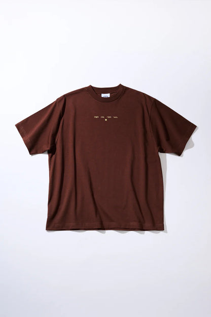 🐑 羊文學 - Right now, right here. - T-Shirt [BROWN] ♪