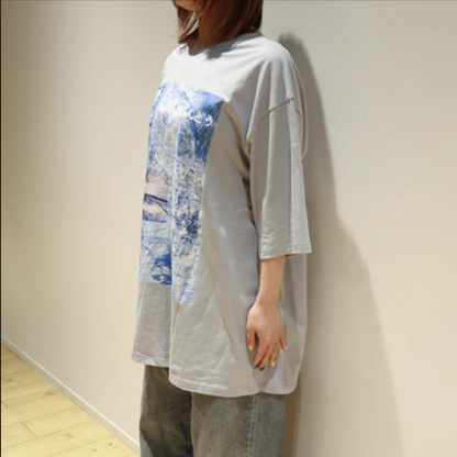 🌙 YORUSHIKA - 二人稱展 - T-Shirt C Blue Gray ♪︎ - 【中期預購-7月中旬】