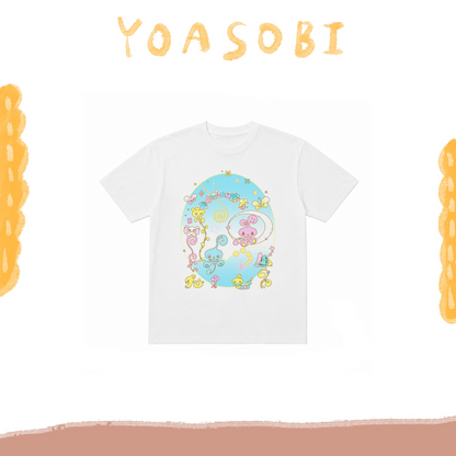 ⭐ YOASOBI - 超惑星 - Aliens T-Shirt White ♪︎ - 【長期預購-11月下旬】