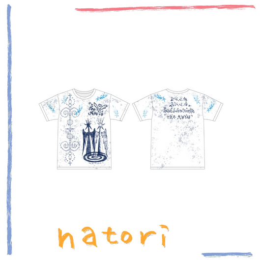 🎧 NATORI - 3rd ONE-MAN LIVE「深海」 - "The Abyss" S/S Tee 白 ♪︎