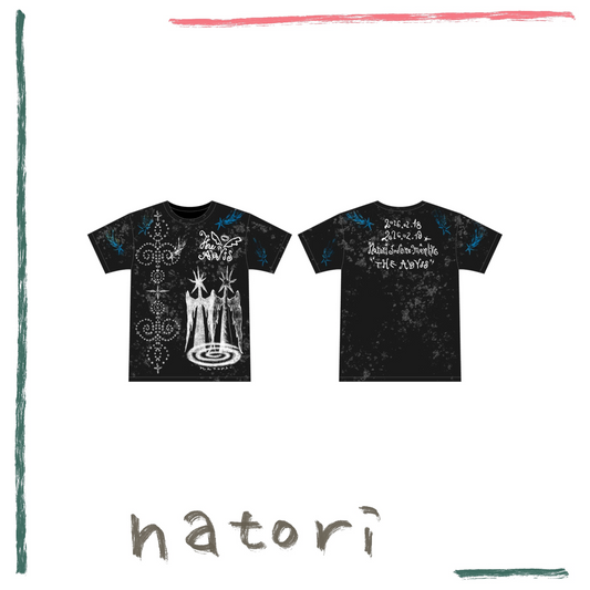 🎧 NATORI - 3rd ONE-MAN LIVE「深海」 - "The Abyss" S/S Tee 黑 ♪︎