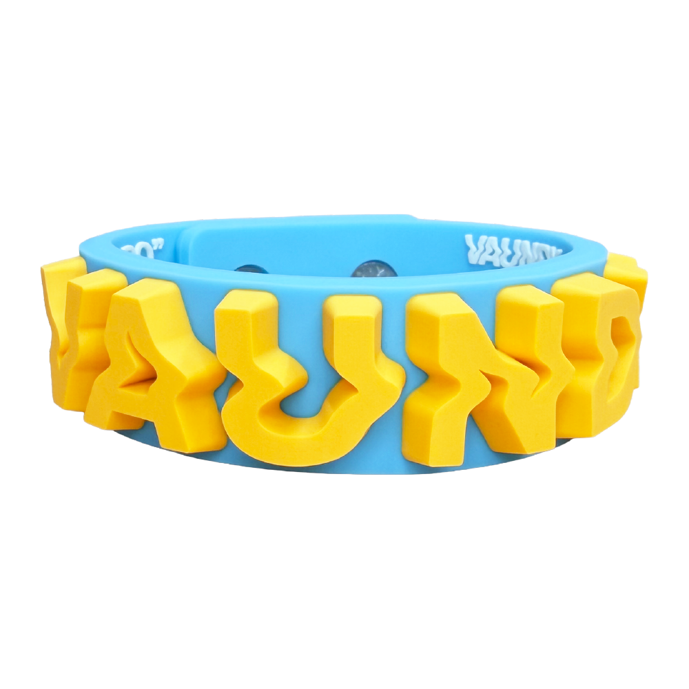 🍥 Vaundy - "HORO" - 【HONG KONG limited】Rubber Band [Light Blue×Yellow] ♪︎