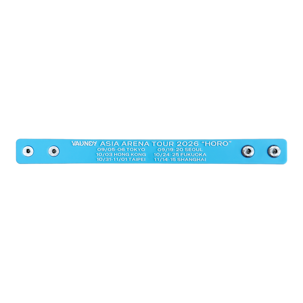 🍥 Vaundy - "HORO" - 【HONG KONG limited】Rubber Band [Light Blue×Yellow] ♪︎