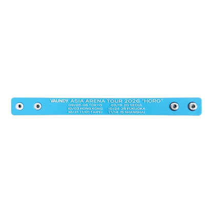 🍥 Vaundy - "HORO" - 【HONG KONG limited】Rubber Band [Light Blue×Yellow] ♪︎