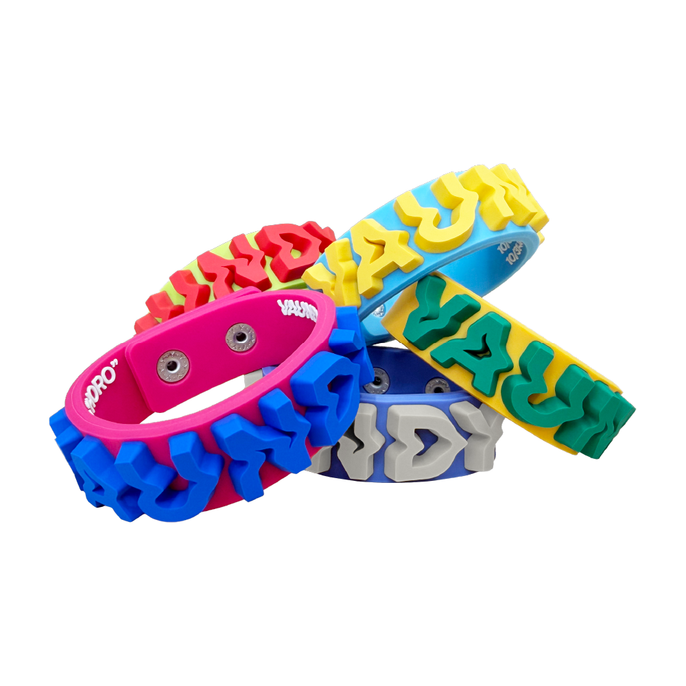 🍥 Vaundy - "HORO" - 【SHANGHAI limited】Rubber Band [Muted Blue×Gray] ♪︎