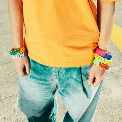 🍥 Vaundy - "HORO" - 【SEOUL limited】Rubber Band [Light Green×Red] ♪︎