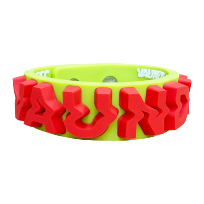 🍥 Vaundy - "HORO" - 【SEOUL limited】Rubber Band [Light Green×Red] ♪︎