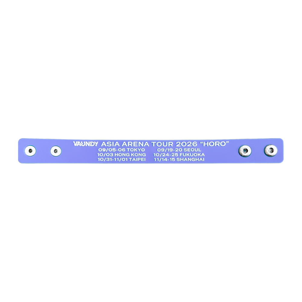 🍥 Vaundy - "HORO" - 【SHANGHAI limited】Rubber Band [Muted Blue×Gray] ♪︎