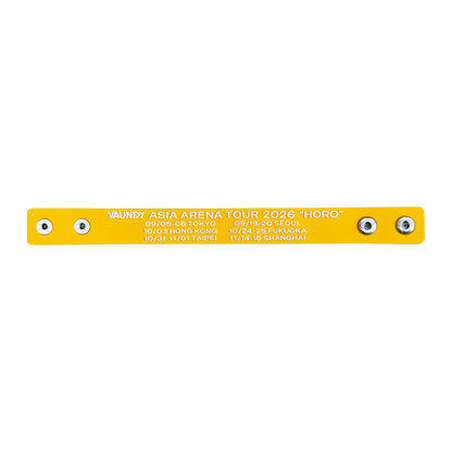 🍥 Vaundy - "HORO" - 【TAIPEI limited】Rubber Band [Yellow×Green] ♪︎