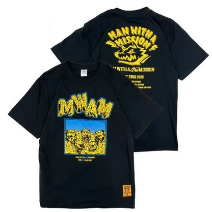 🐺 MAN WITH A MISSION - XV.ep Tour T-Shirt ♪︎