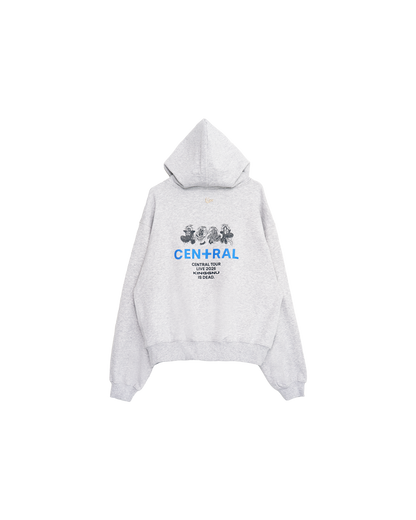 👑🐂 King Gnu - CEN+RAL Tour 2026 - KG IS DEAD HOODIE (GRAY