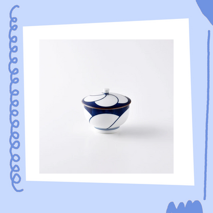 白山陶器 - 輪梅 - 客用茶杯 (附蓋) ♪︎