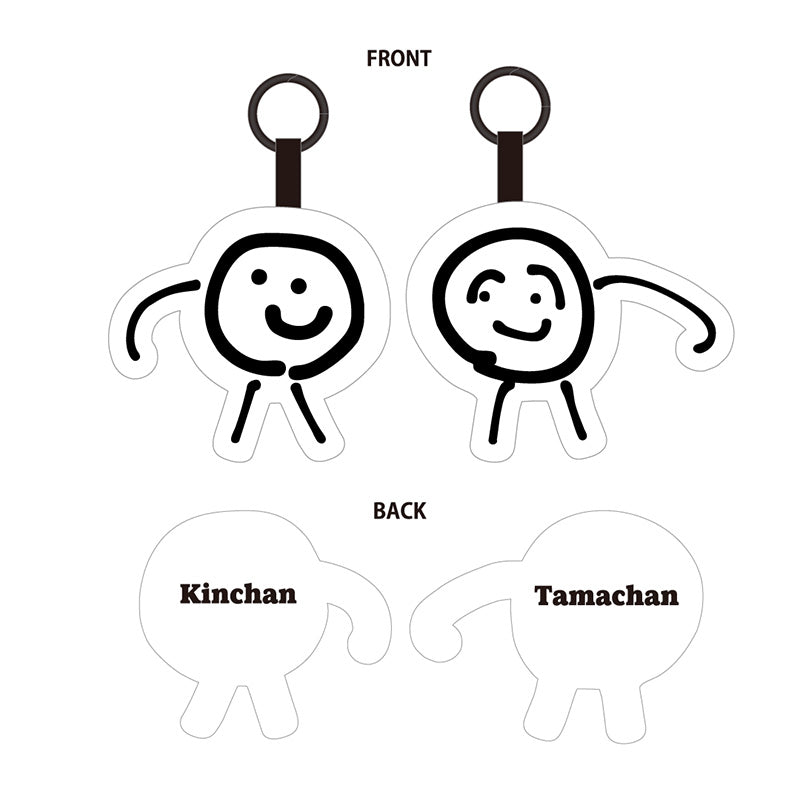 🌕 tuki. - 秋の修學旅行〜天體觀測〜 - KINCHAN TAMACHAN Plush Keychain ♪︎ - 【中期預購-10月下旬】