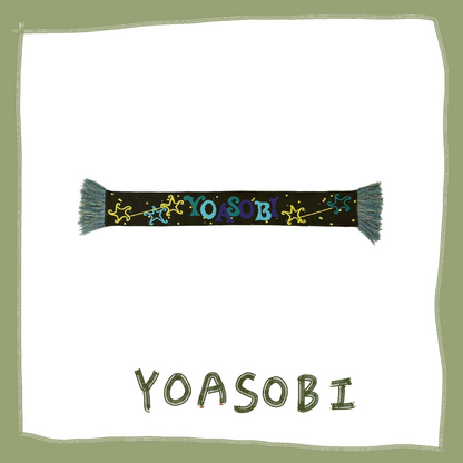 ⭐ YOASOBI - 超惑星 - 雙面流蘇圍巾 ♪︎ - 【長期預購-11月下旬】