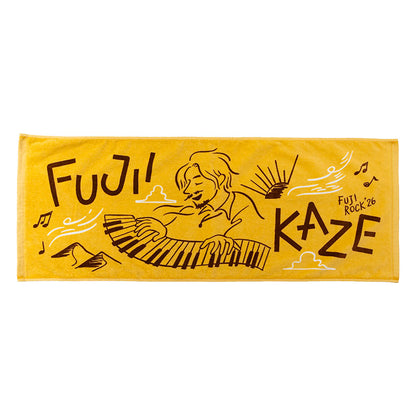 🌾 Fujii Kaze - Fujii Kaze x Fuji Rock '26 - Official Collaboration Towel (YELLOW) ♪︎ - 【中期預購-7月下旬】