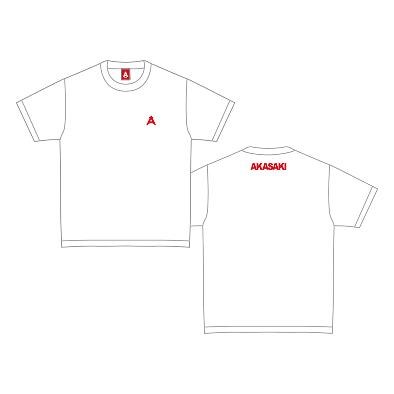 🟥 AKASAKI - 「KONNICHIWA」 - T-Shirt ♪︎