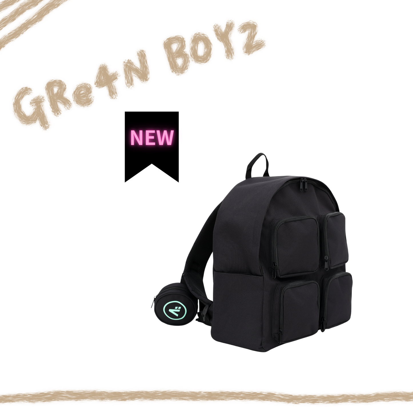 🦷 GRe4N BOYZ - 2025 ❛THE XY❜ 巡迴周邊第2彈 - Ryuggu【後背包】 ♪︎