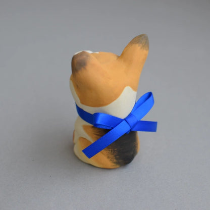 城南窯 - 招財犬 - 柯基(三花) ♪︎