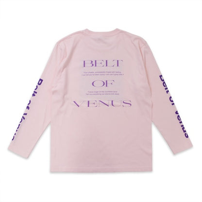 🐬 AIMYON - AIMYON TOUR 2025+ "Heaven's Bakery" - Belt Of Venus Long-sleeve T-shirt/Pink ♪︎