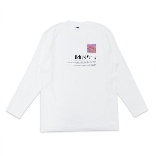 🐬 AIMYON - AIMYON TOUR 2025+ "Heaven's Bakery" - Belt Of Venus Long-sleeve T-shirt/White ♪︎