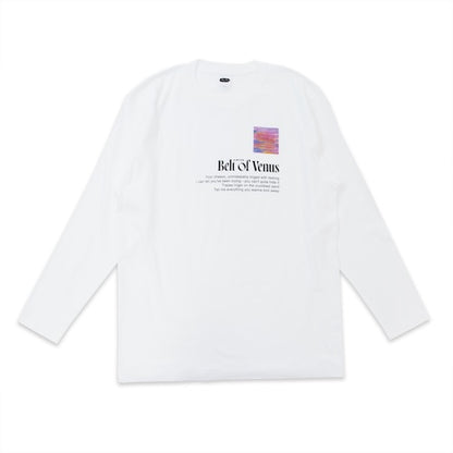 🐬 AIMYON - AIMYON TOUR 2025+ "Heaven's Bakery" - Belt Of Venus Long-sleeve T-shirt/White ♪︎