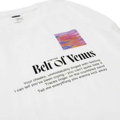 🐬 AIMYON - AIMYON TOUR 2025+ "Heaven's Bakery" - Belt Of Venus Long-sleeve T-shirt/White ♪︎