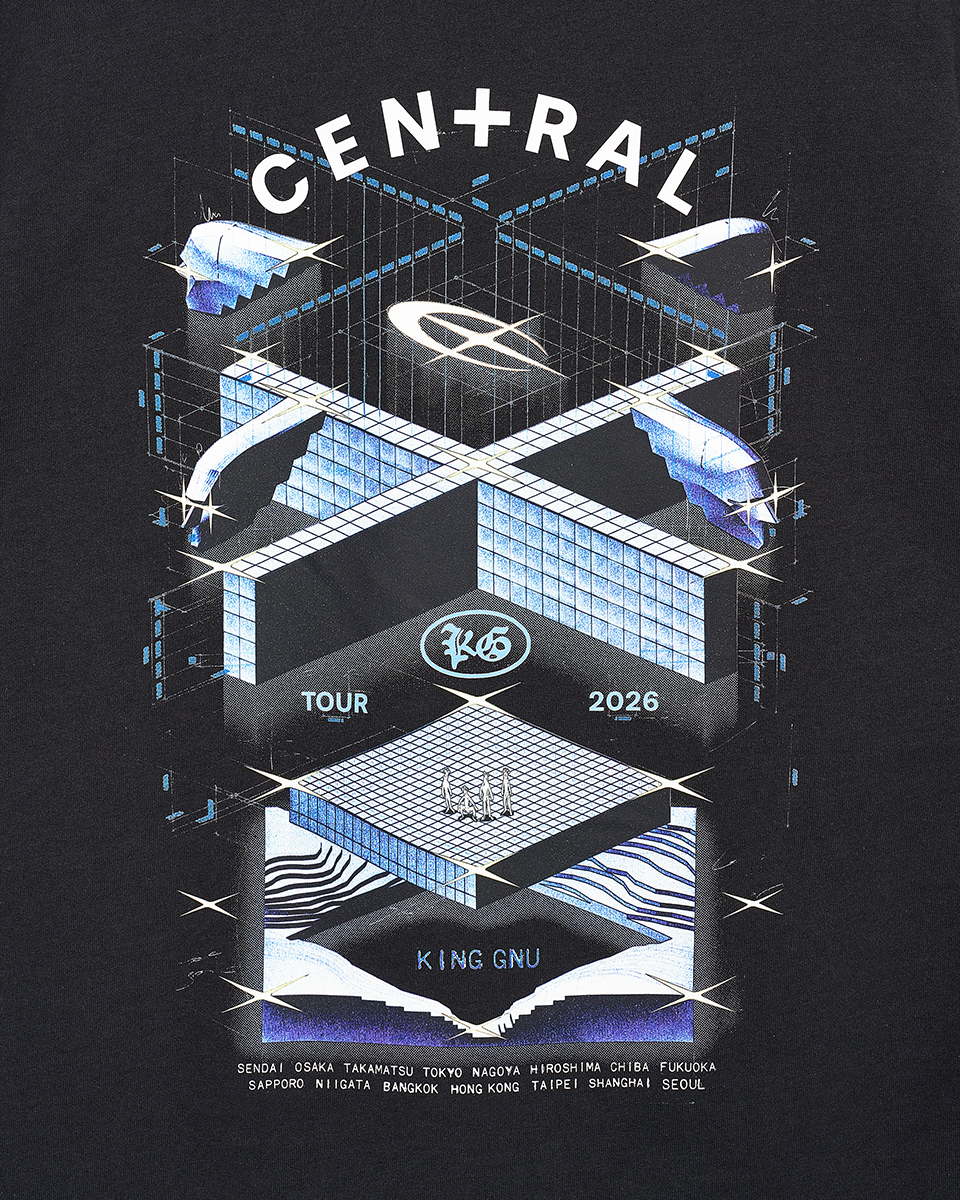 👑🐂 King Gnu - CEN+RAL Tour 2026 - CEN+RAL KEY VISUAL TEE (SUMI